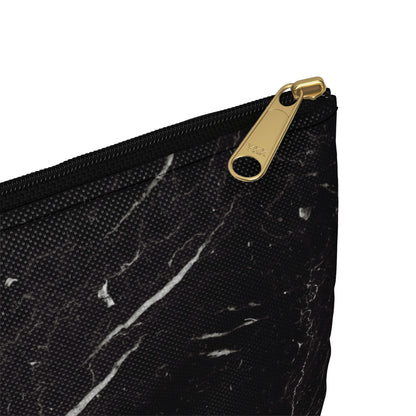 Black Marble Accessory Pouch | Dramatic, Versatile, Elevated