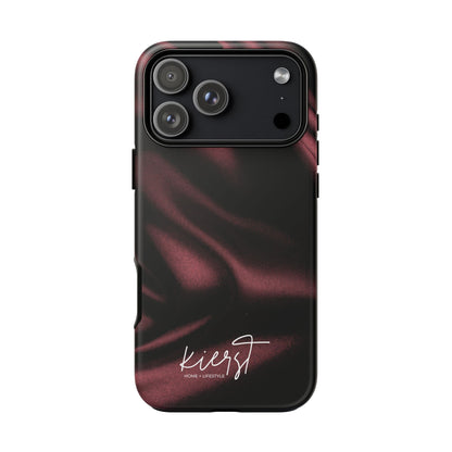 Signature Velvet Noir Silk Print iPhone Case