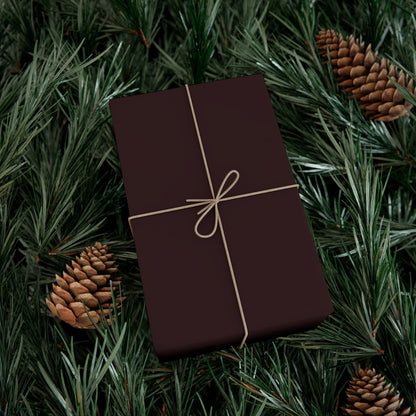 Deep Ruby Gift Wrapping Paper – Bold Jewel-Tone Wrap for Luxe Presentations