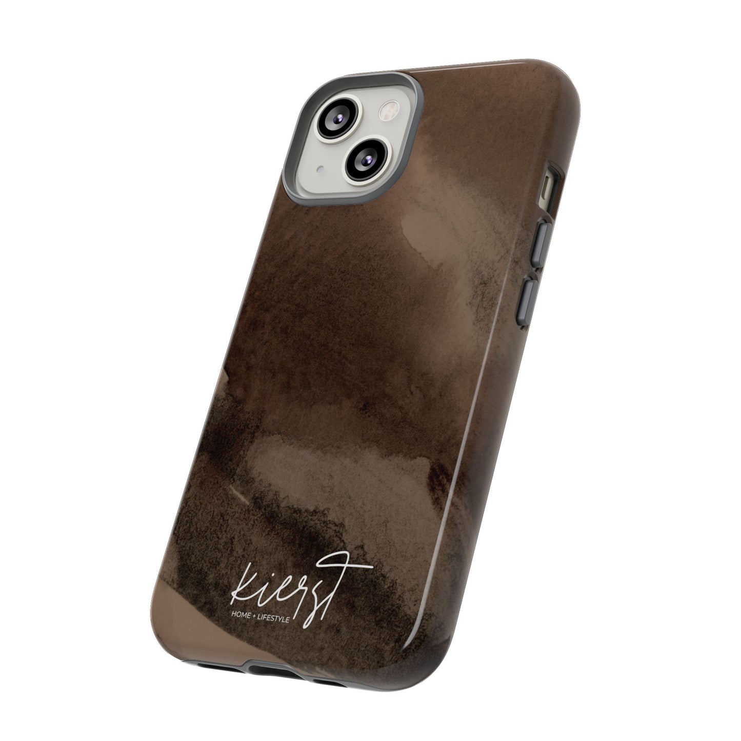 Brown Abstract iPhone Case