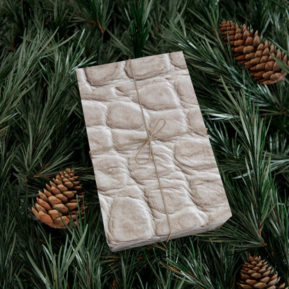Cream Reptile Gift Wrapping Paper