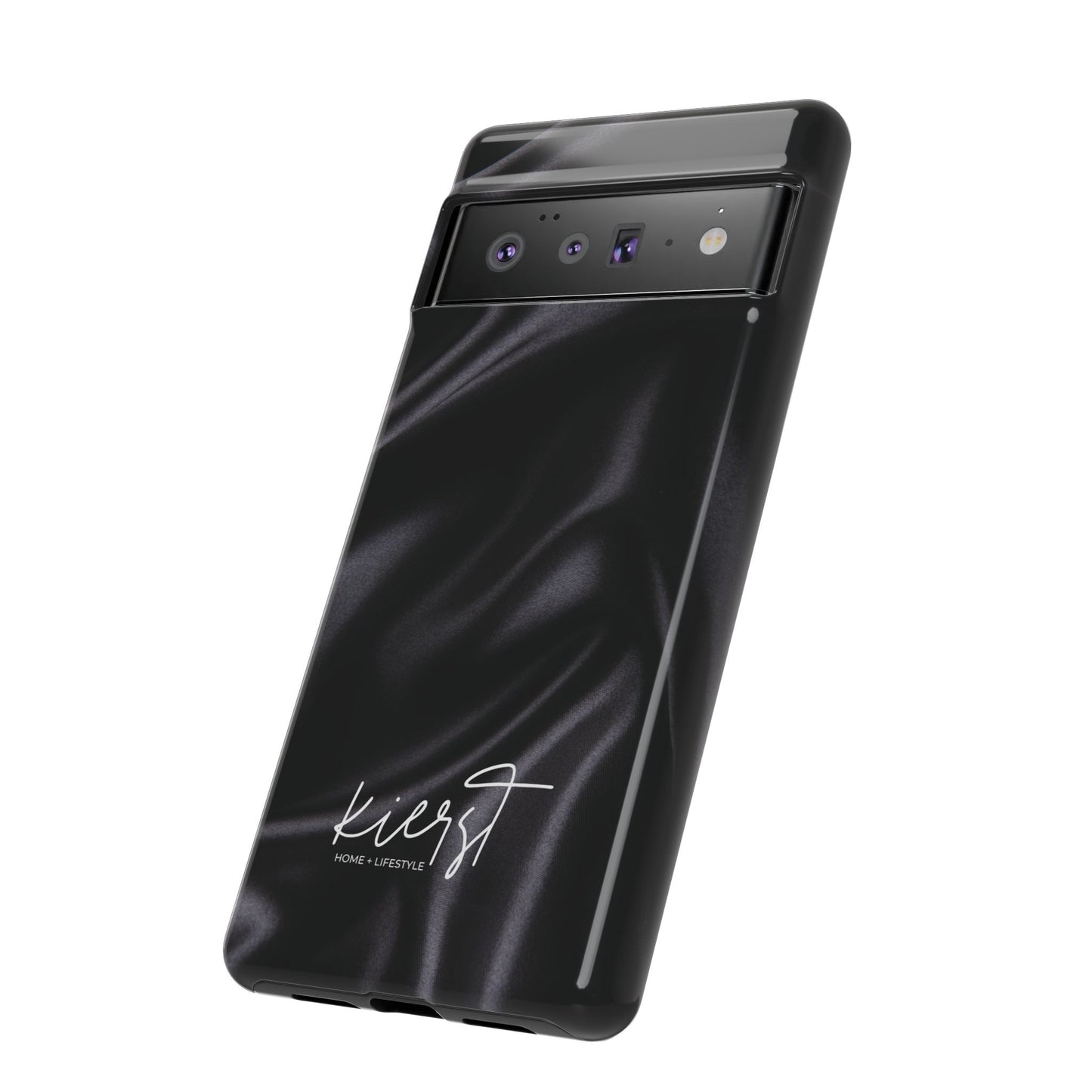 Black Silk Print Google Pixel Phone Case