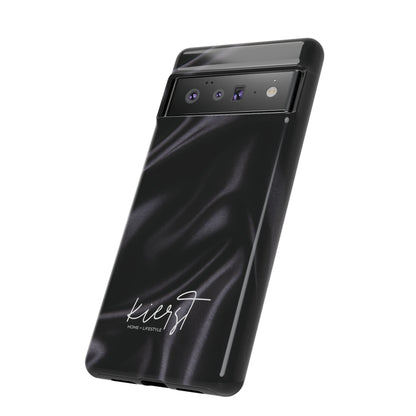 Black Silk Print Google Pixel Phone Case