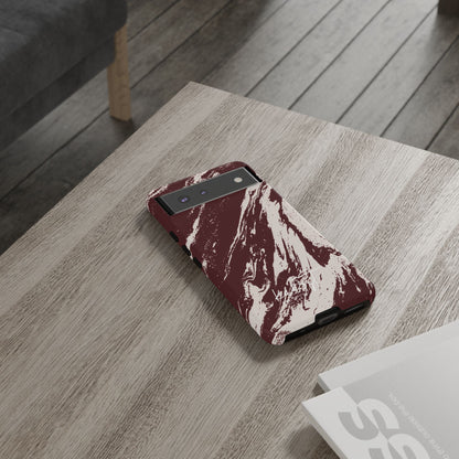 Cream Marble on Signature Velvet Noir Google Pixel Phone Case