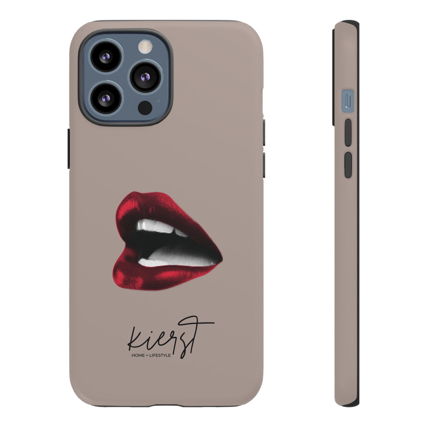 Retro Red Lips iPhone Case | Pop Art Meets Polished