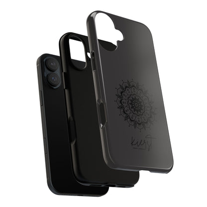 Black Mandala iPhone Case | Refined Calm in Every Curve