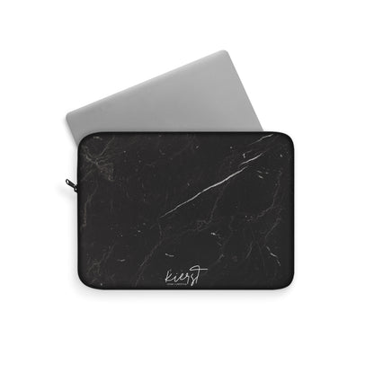 Black Marble Laptop Sleeve | Sleek + Sophisticated Protection