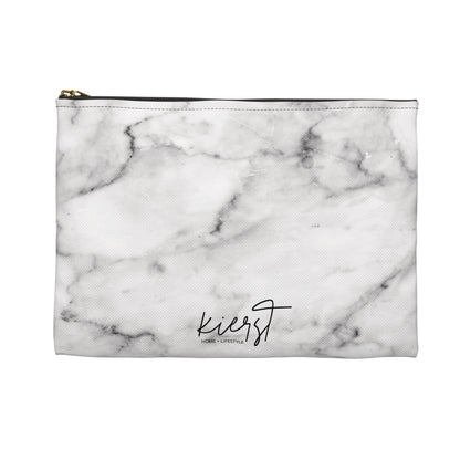 Lived-In Grey Marble Accessory Pouch