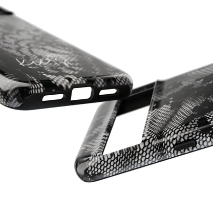 Black + White Lace Print Google Pixel Phone Case