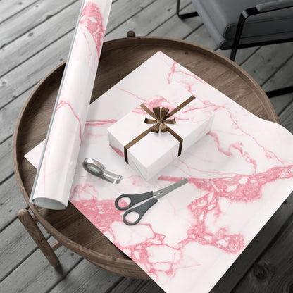 Pink Marble Wrapping Paper