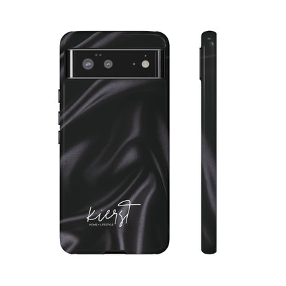Black Silk Print Google Pixel Phone Case