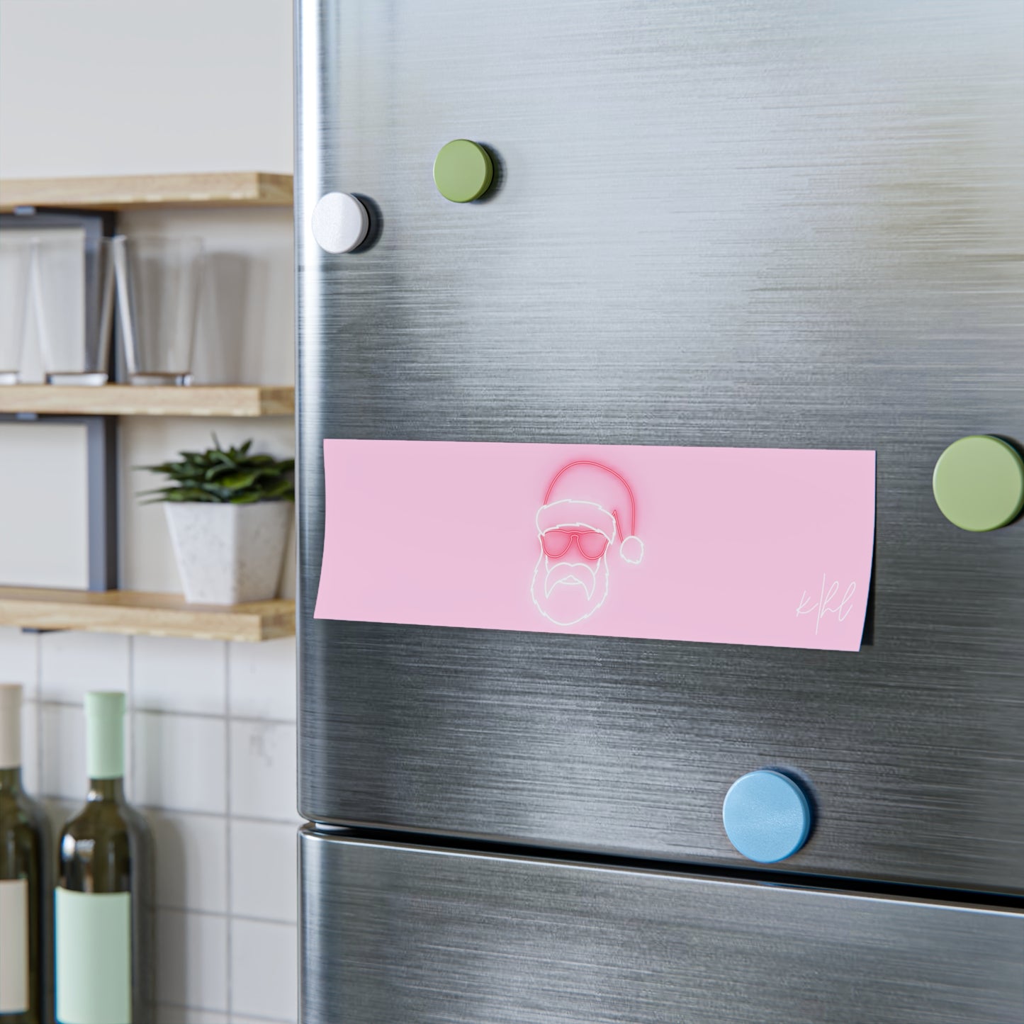 Neon Sign on Pink Post-it® Note Pad