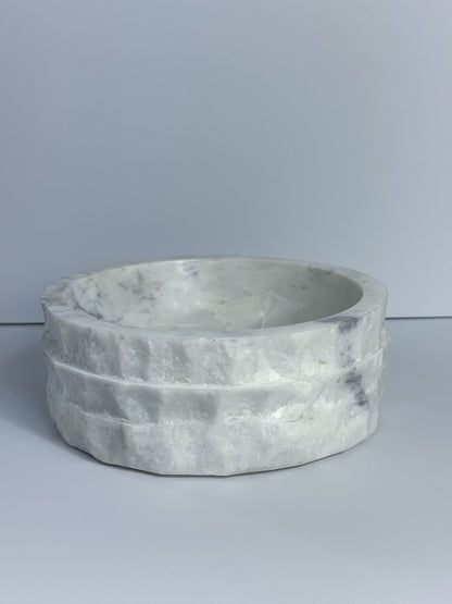 Raw Edge Marble Bowl