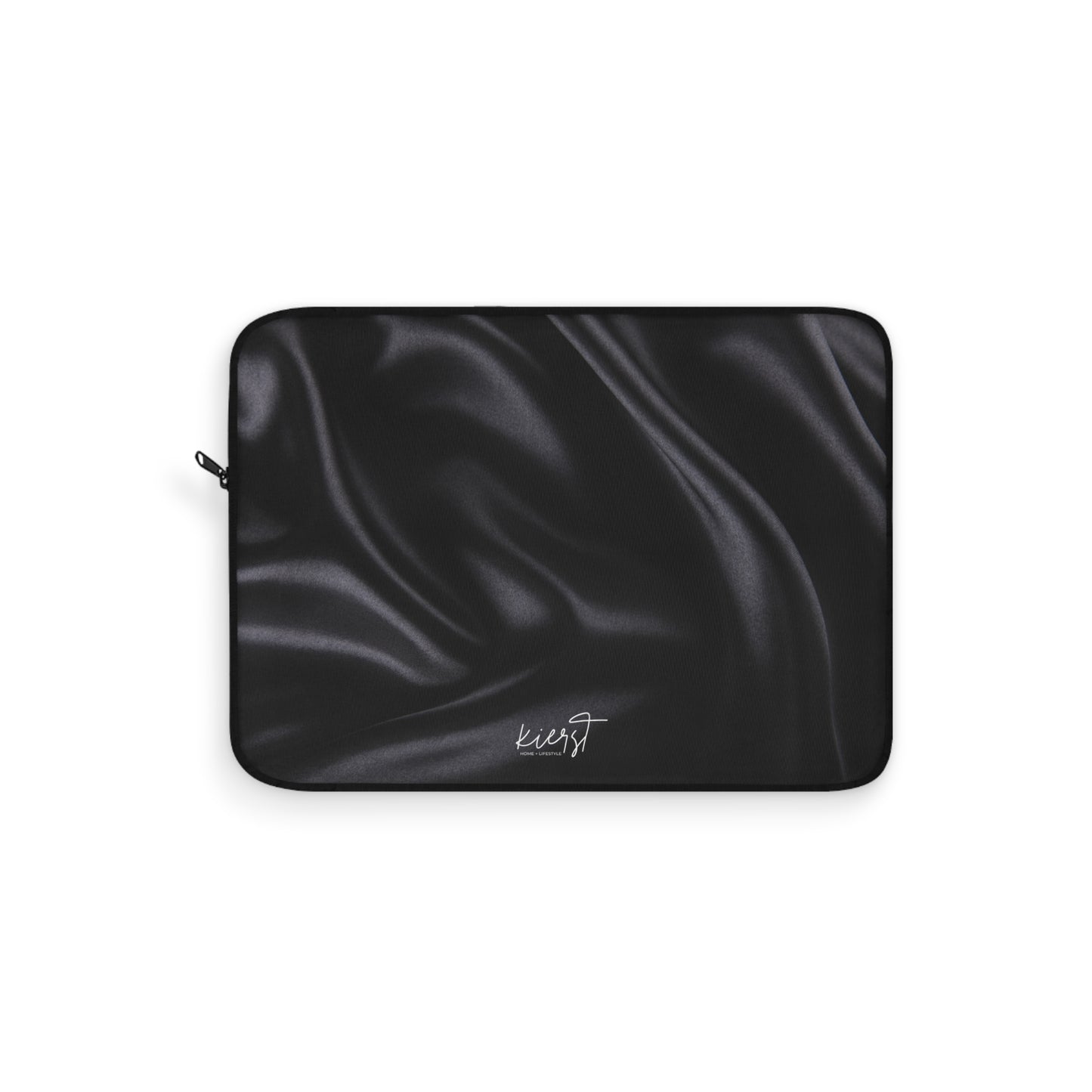 Black Silk Print Laptop Sleeve