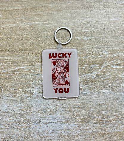 Lucky King of Hearts Ornament + Keychain