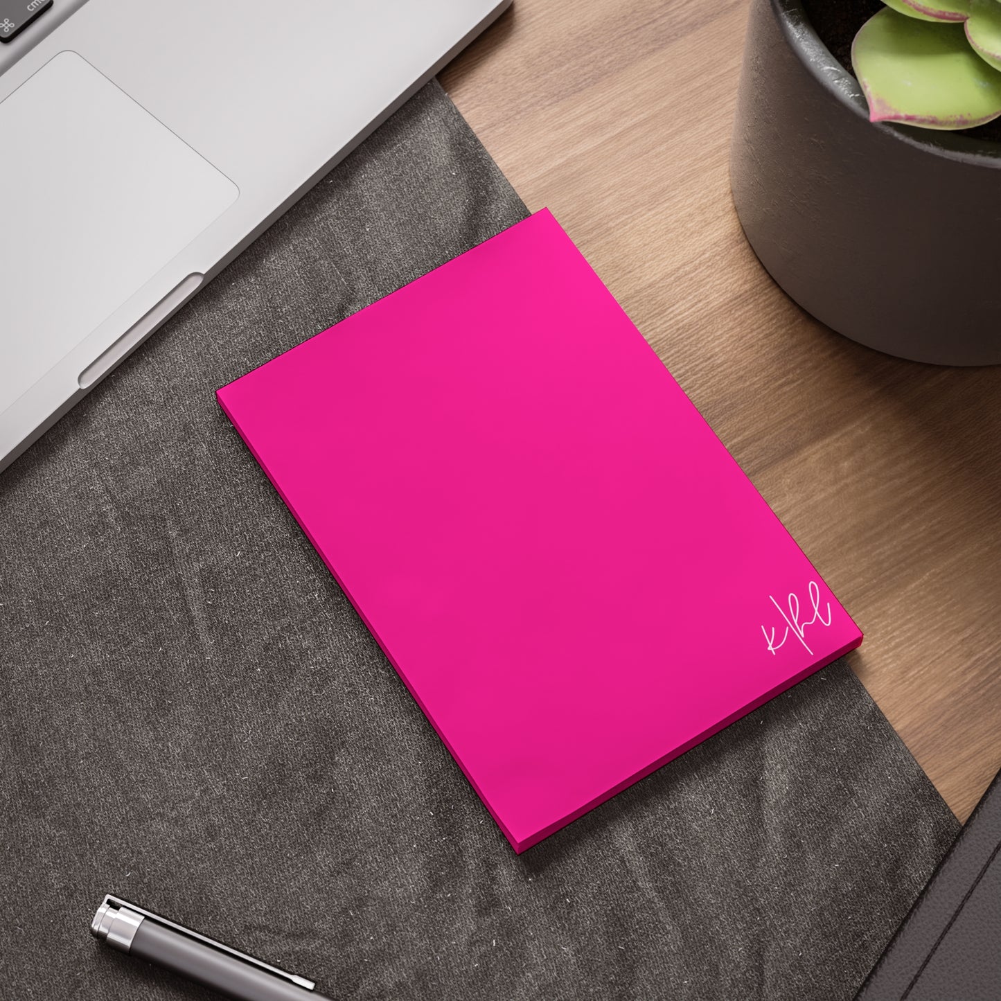 kierst Signature Hot Pink Post-it® Note Pad | Vibrant Sticky Notes for Bold Desks