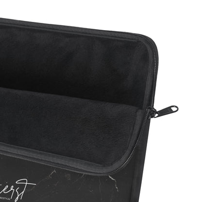 Black Marble Laptop Sleeve | Sleek + Sophisticated Protection
