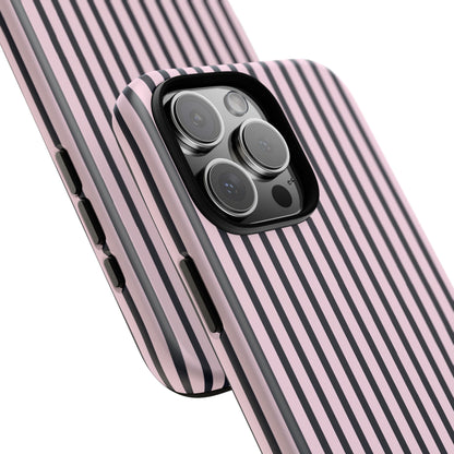 Signature Pink + Signature Storm Stripe iPhone Case