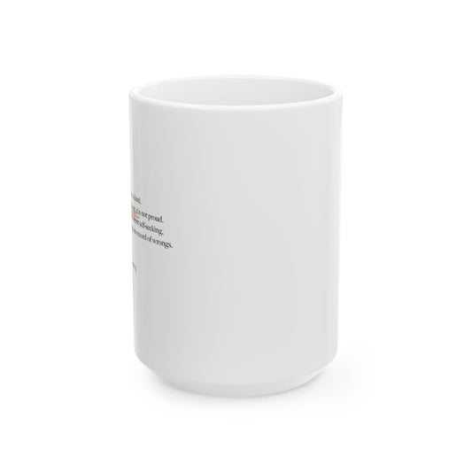 Love Is Patient Mug – Taupe Cross + Scripture