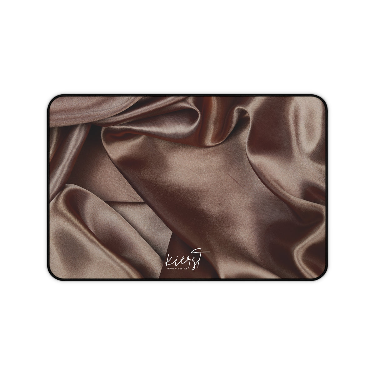Chocolate Silk Print Desk Mat