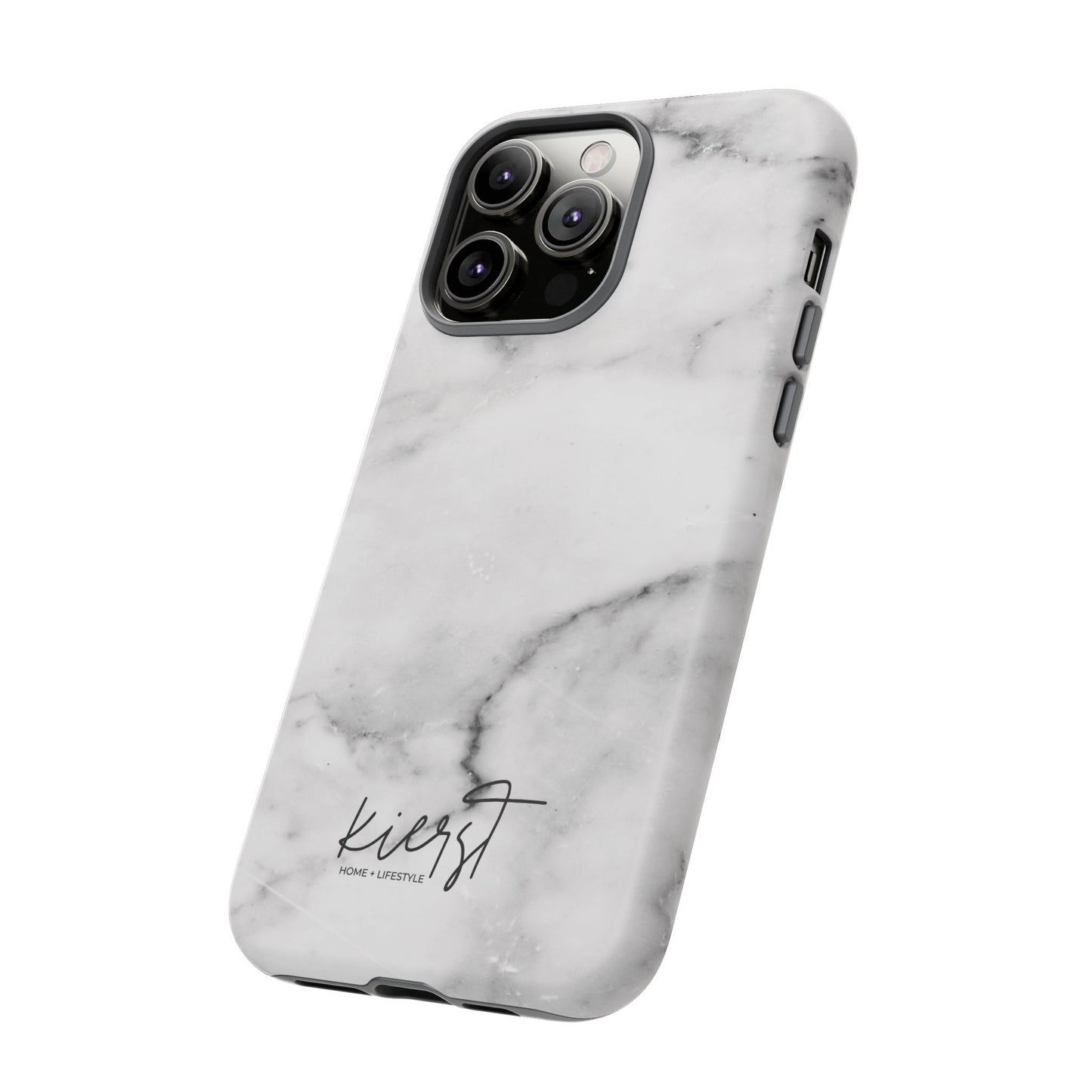 Lived-In White and Grey Marble iPhone Case | Curated Calm, Captured in Marble