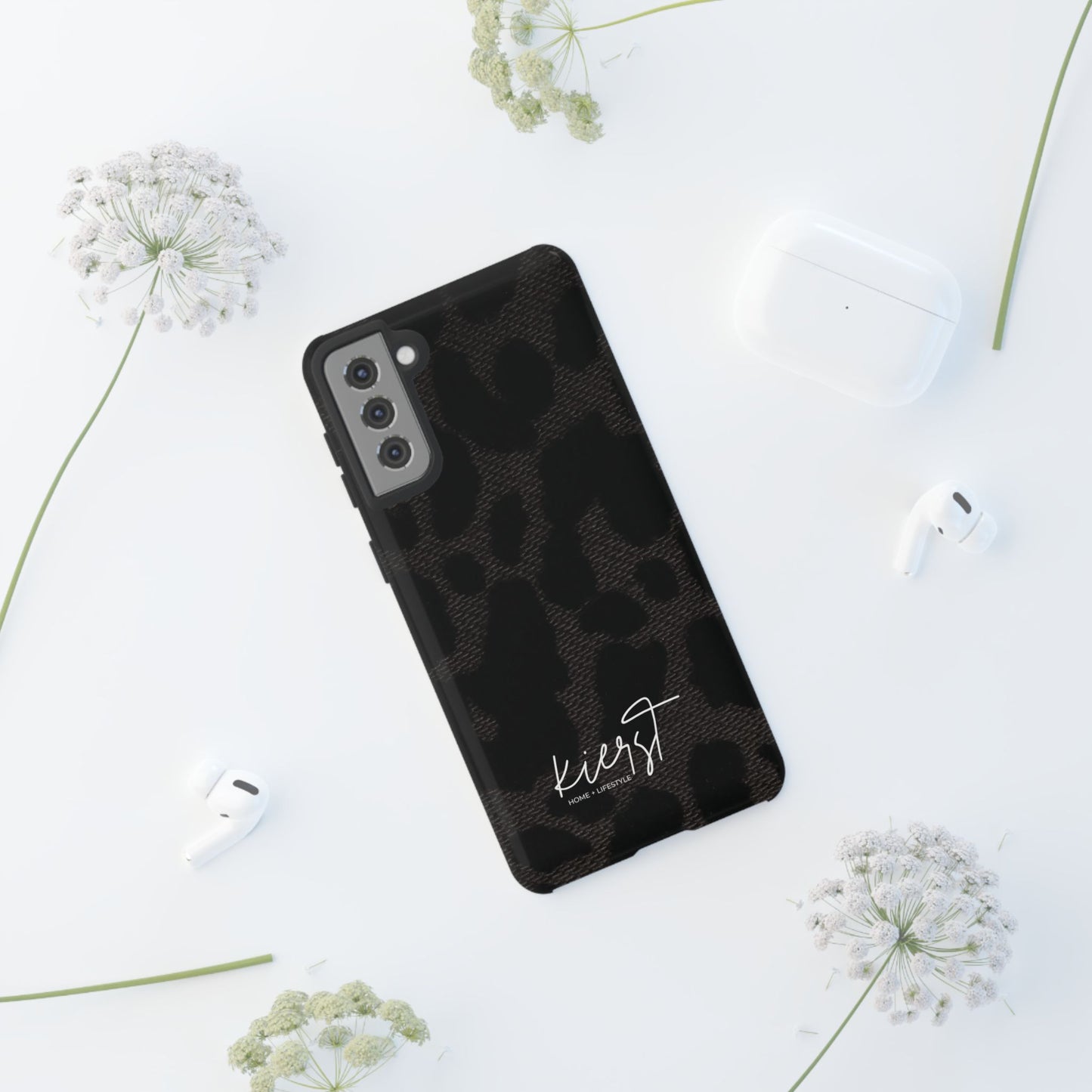 Black Leopard Samsung Galaxy Phone Case
