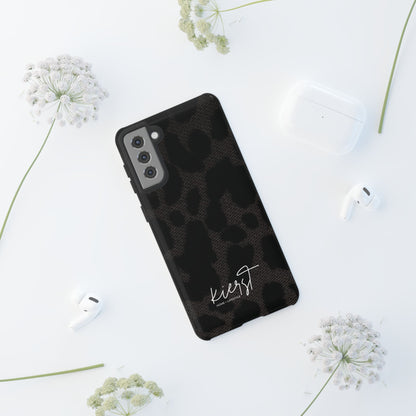 Black Leopard Samsung Galaxy Phone Case