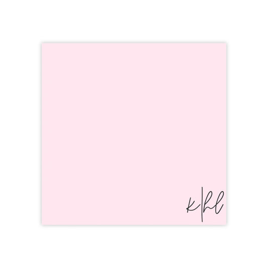 Signature Pink Post-it® Note Pad | Soft Blush Pink Sticky Notes for Everyday Luxury