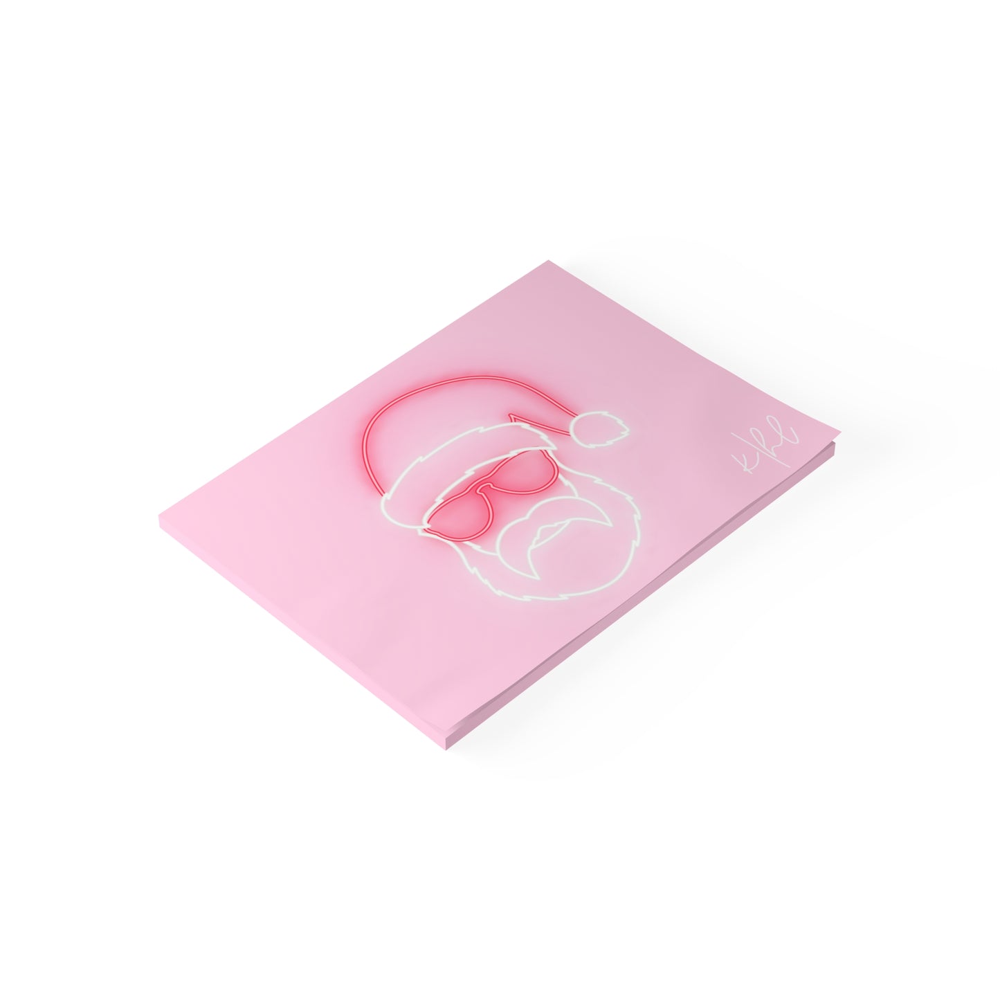 Neon Sign on Pink Post-it® Note Pad