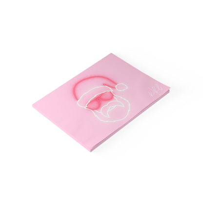 Neon Sign on Pink Post-it® Note Pad