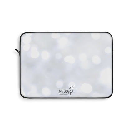 White Sparkle Laptop Sleeve