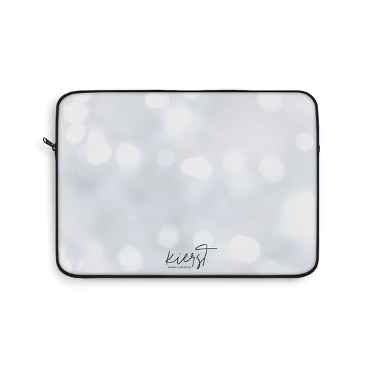 White Sparkle Laptop Sleeve