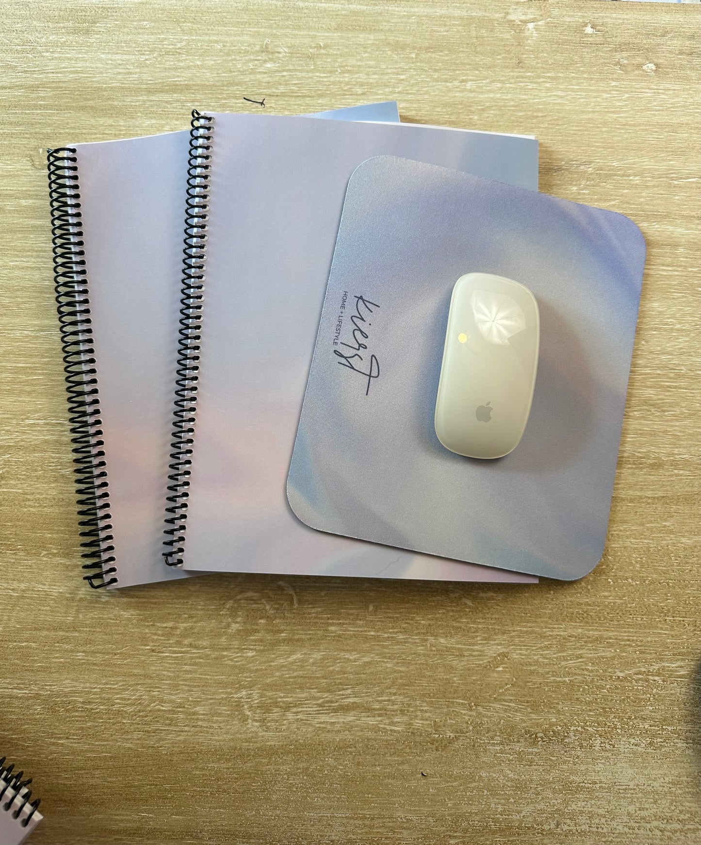 Lilac Marble Notebook
