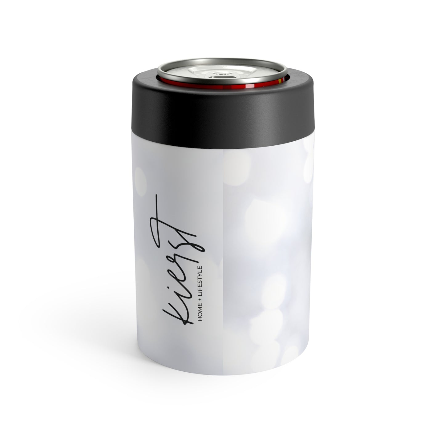 White Sparkle Can Holder
