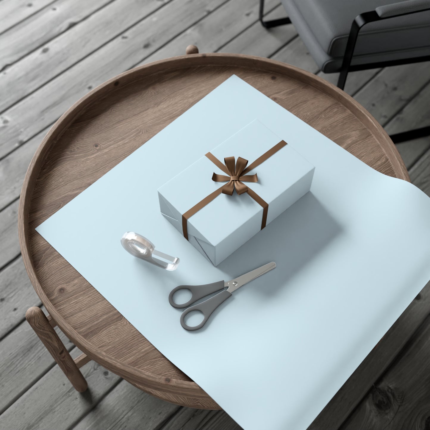 Powder Blue Wrapping Paper | Soft. Serene. Elevated Gifting.