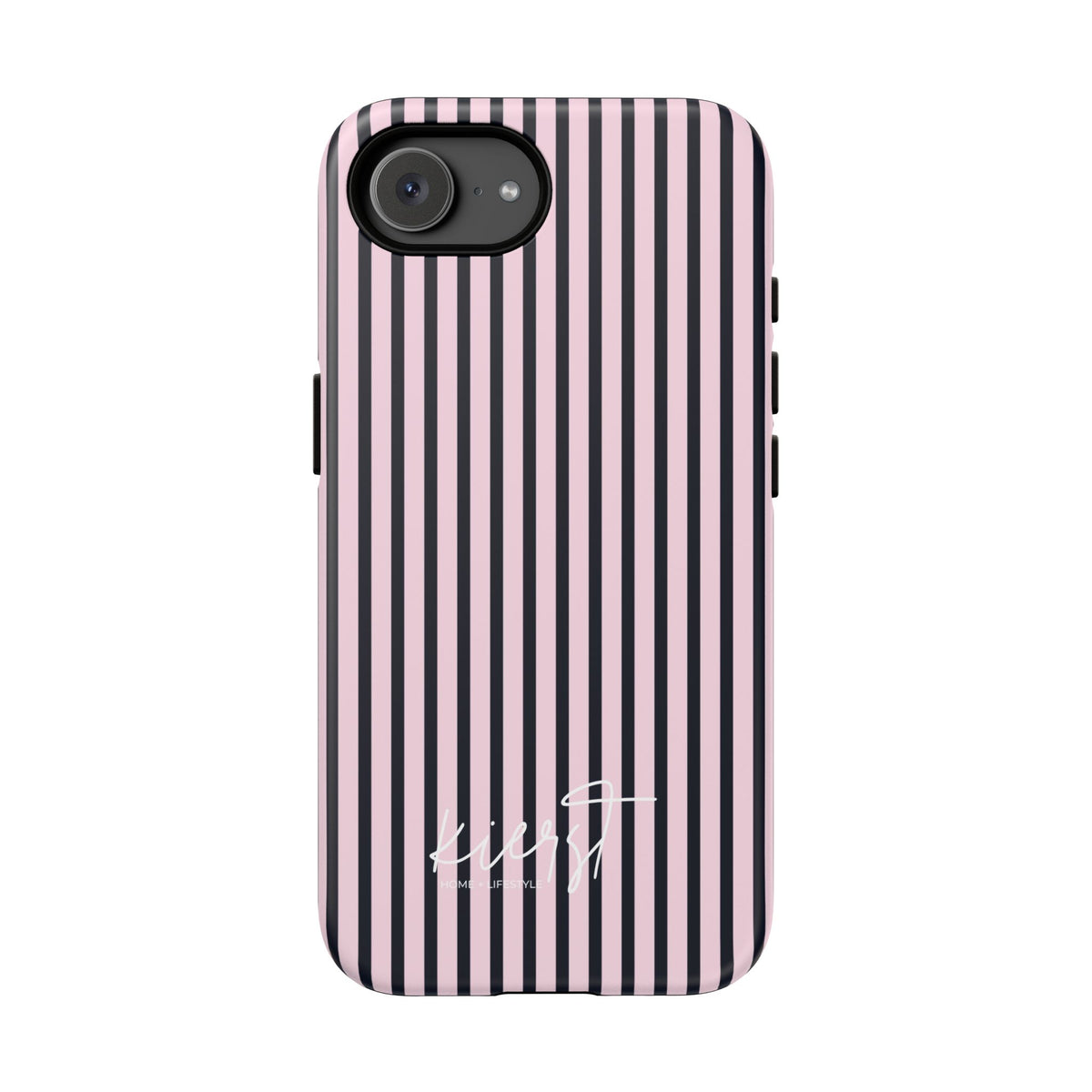 Signature Pink + Signature Storm Stripe iPhone Case