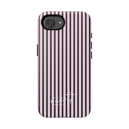 Signature Pink + Signature Storm Stripe iPhone Case
