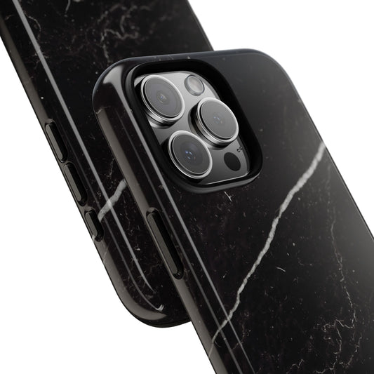 Black Marble iPhone Case