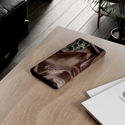 Chocolate Silk Print Samsung Galaxy Phone Case
