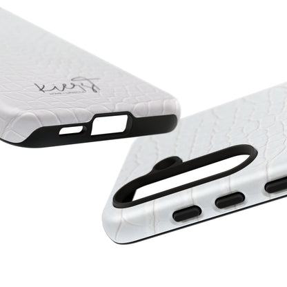 White Alligator Samsung Galaxy Case | Classic Texture Meets Modern Edge