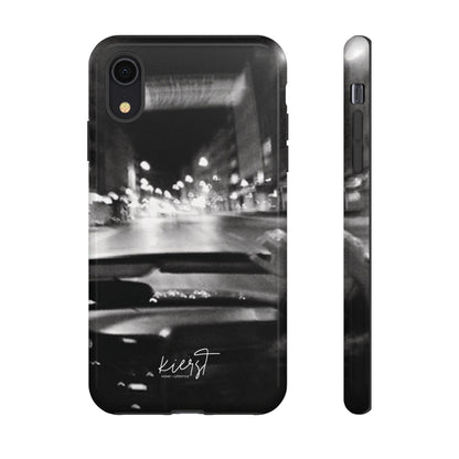 Faded Summer Nights iPhone Case | A Cinematic Blur of City Lights and Nostalgia