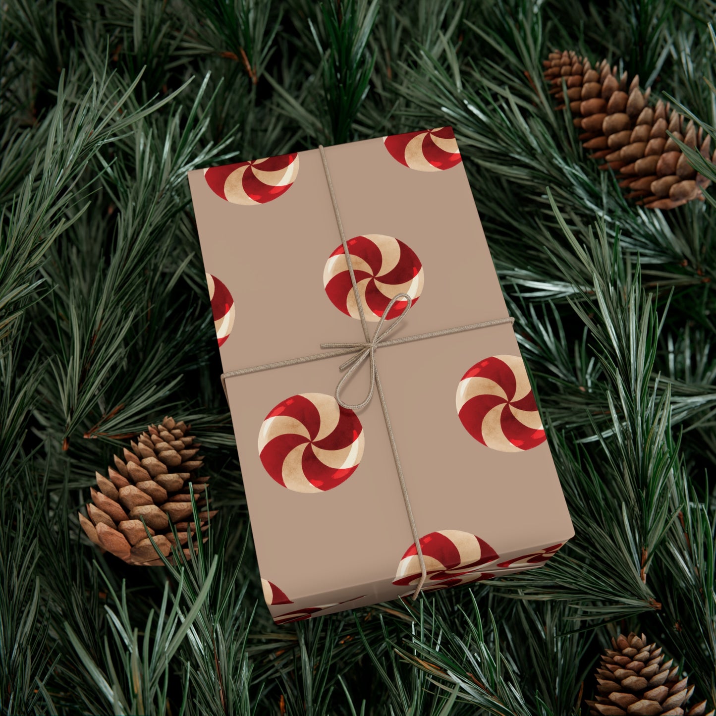 Cany Peppermints Gift Wrapping Paper