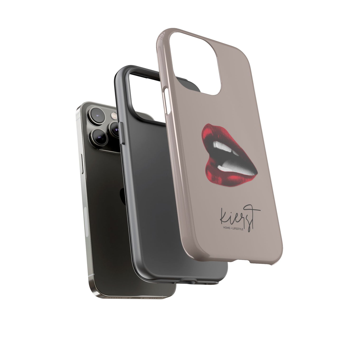 Retro Red Lips iPhone Case | Pop Art Meets Polished