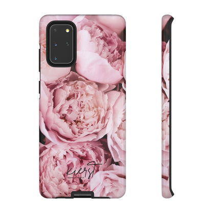 Pink Peonies Samsung Galaxy Case | A Floral Moment Lasts Longer Than Fresh Stems