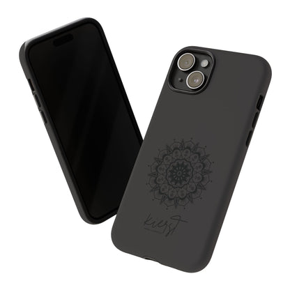 Black Mandala iPhone Case | Refined Calm in Every Curve