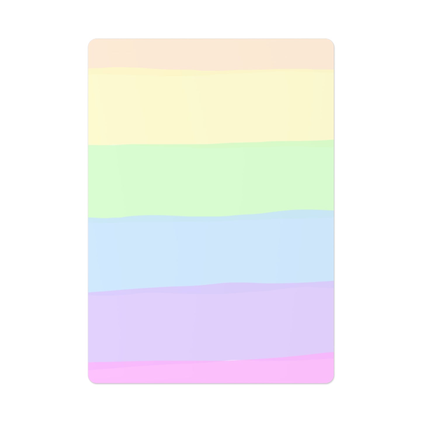 Pastel Rainbow Poker Cards