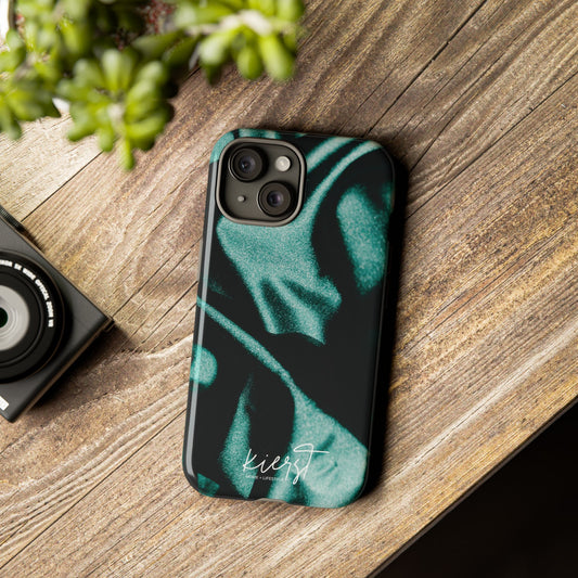 Emerald Silk Print iPhone Case