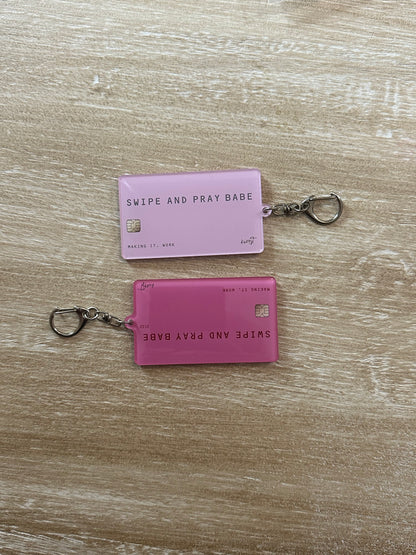 Swipe + Pray Keychain