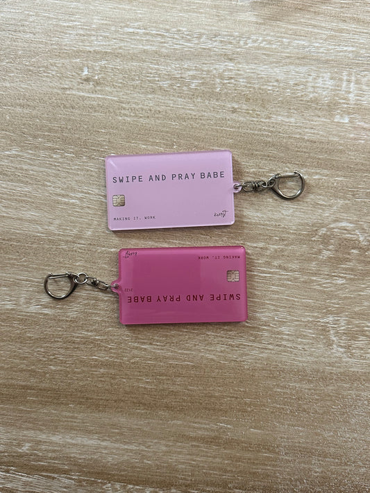 Swipe + Pray Keychain