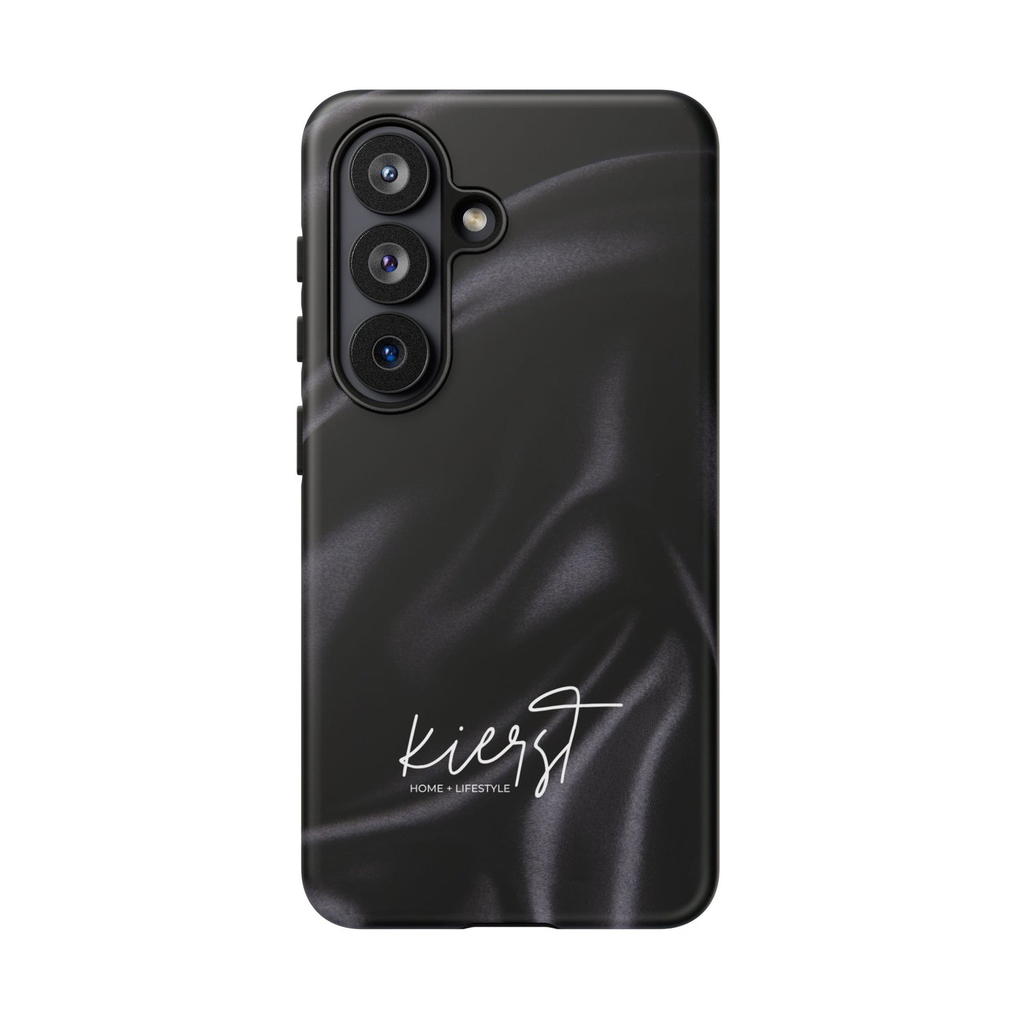 Black Silk Print Samsung Galaxy Phone Case